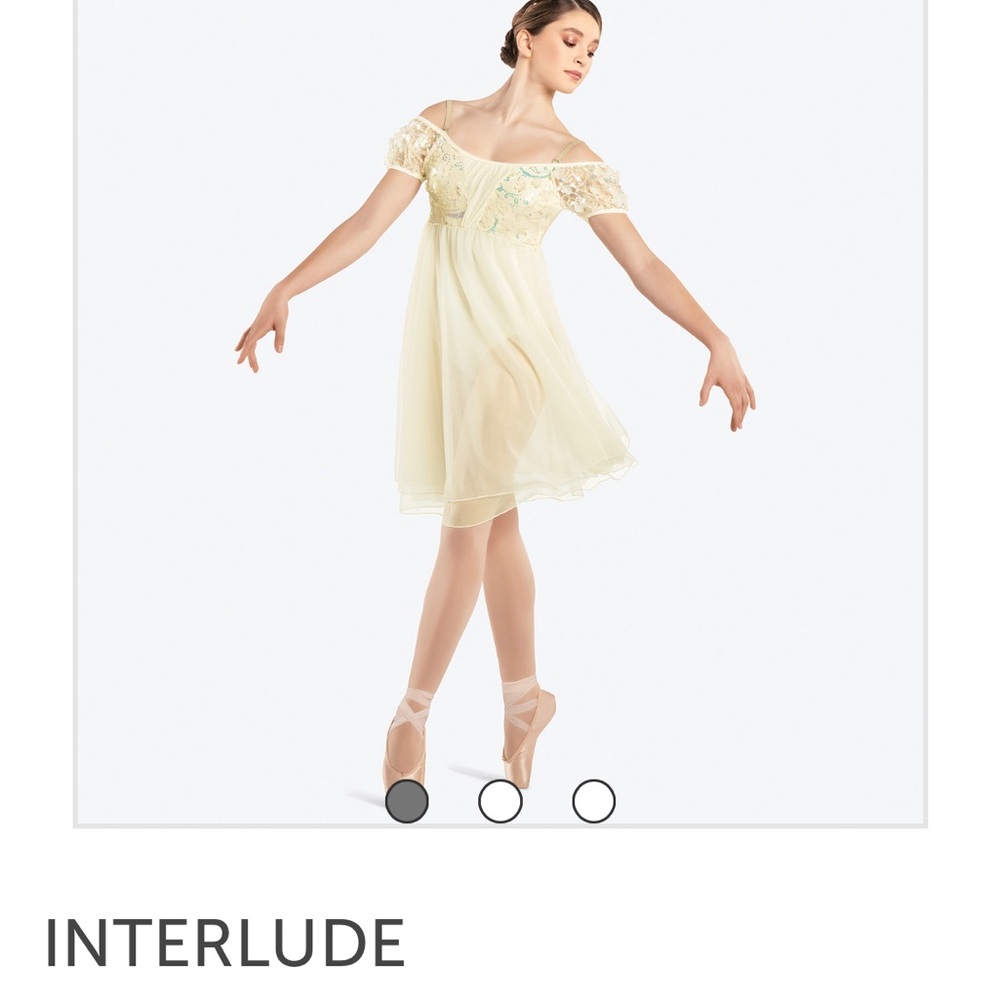 Revolution Interlude Cream Dress Costume Lyrical Ballet